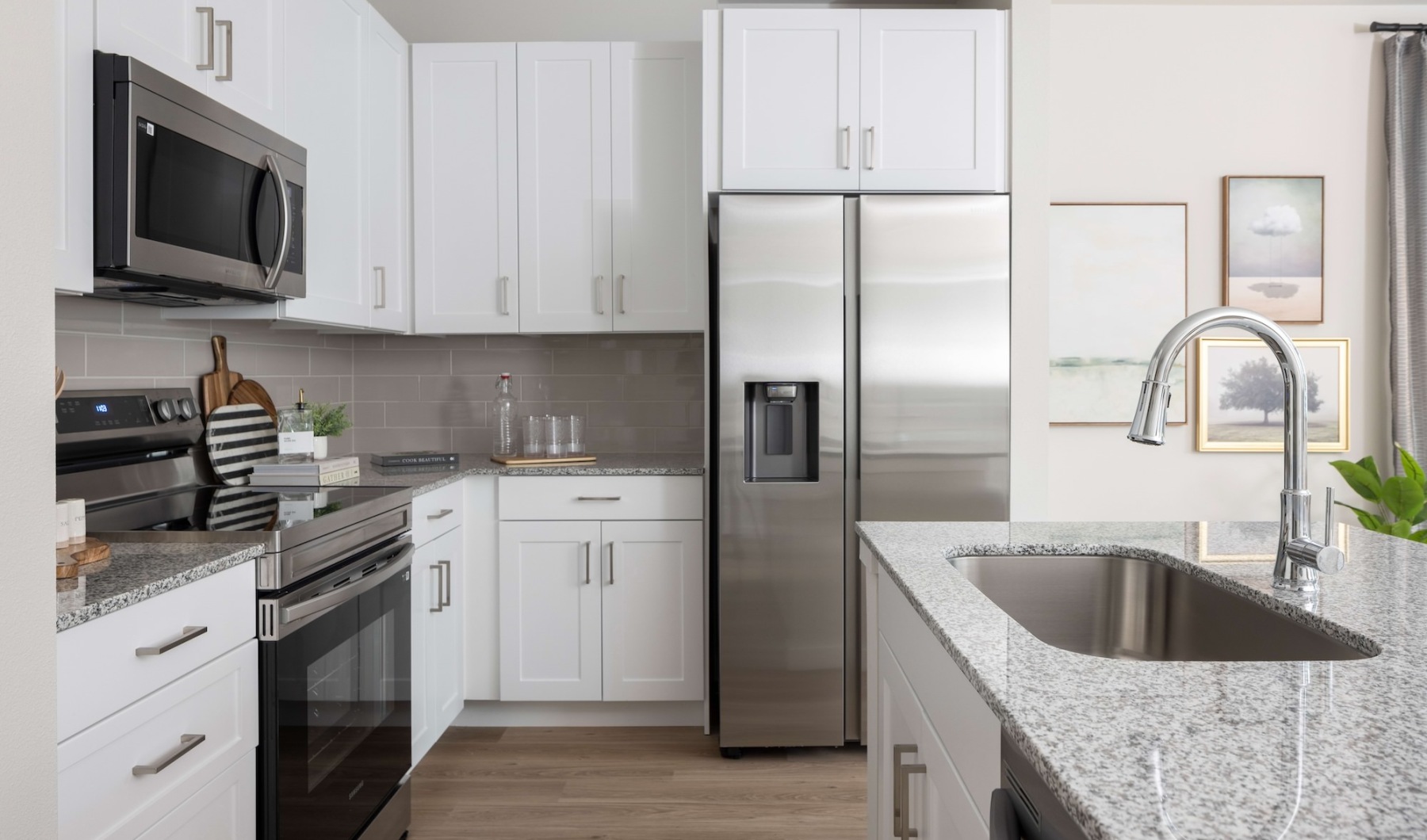 Designed for Your Lifestyle Open concept kitchen and living room